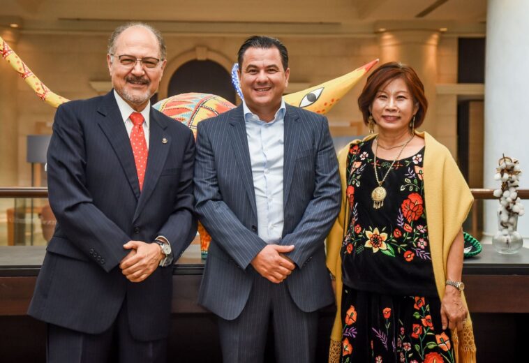 Alban Maliqi was part of the reception of the Embassy of the United Mexican States for Independence Day